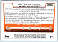 2012 Bowman Matthew Price #BDPP68