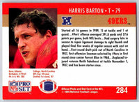 1990 Pro Set Harris Barton #284