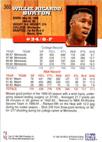1993 Hoops Willie Burton #360