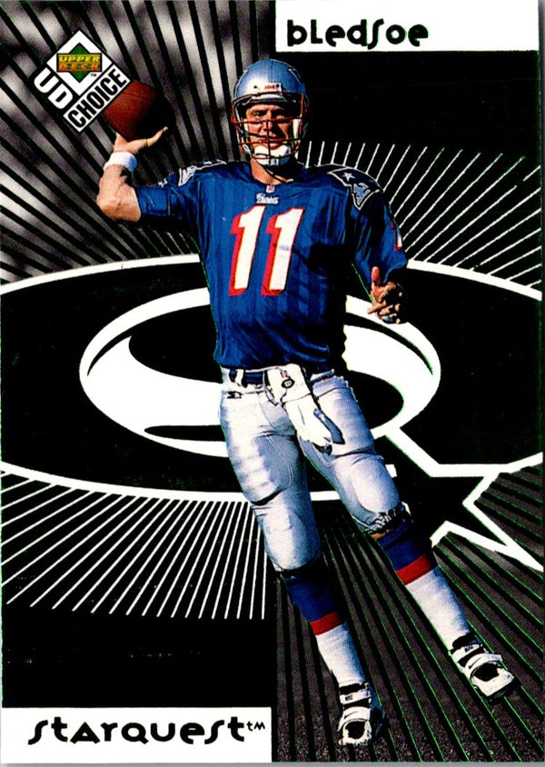 1998 UD Choice StarQuest/RookQuest Blue Drew Bledsoe/Ryan Leaf #SR02