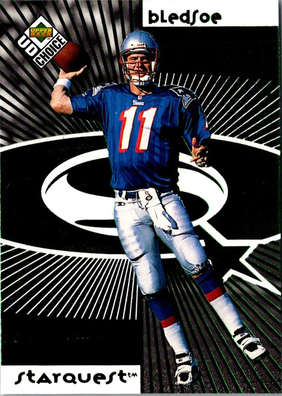 1998 UD Choice StarQuest/RookQuest Blue Drew Bledsoe/Ryan Leaf #SR02