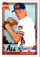 1991 Topps Traded Tony Phillips #91T Rookie
