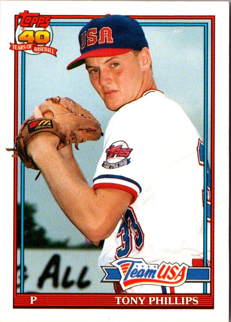 1991 Topps Traded Tony Phillips