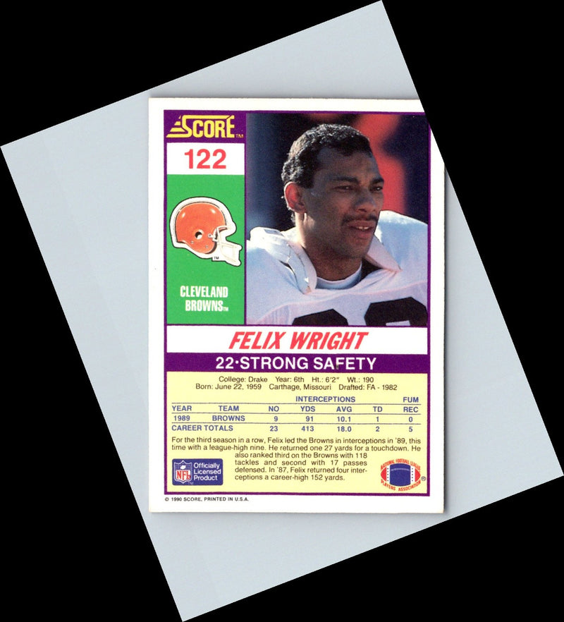 1990 Score Felix Wright