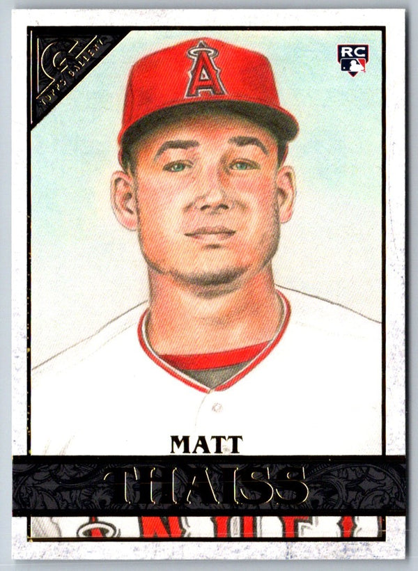 2020 Topps Gallery Matt Thaiss #29 Rookie