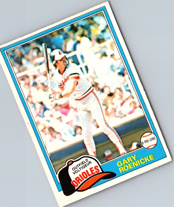 1981 O-Pee-Chee Gary Roenicke #37