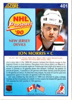 1990 Score Jon Morris #401 Rookie