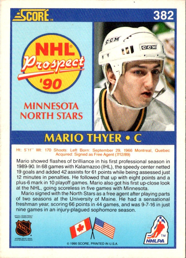 1990 Score Mario Thyer