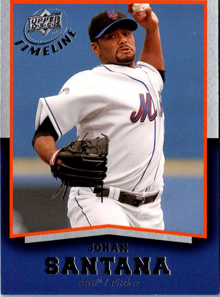 2008 Upper Deck Timeline Johan Santana