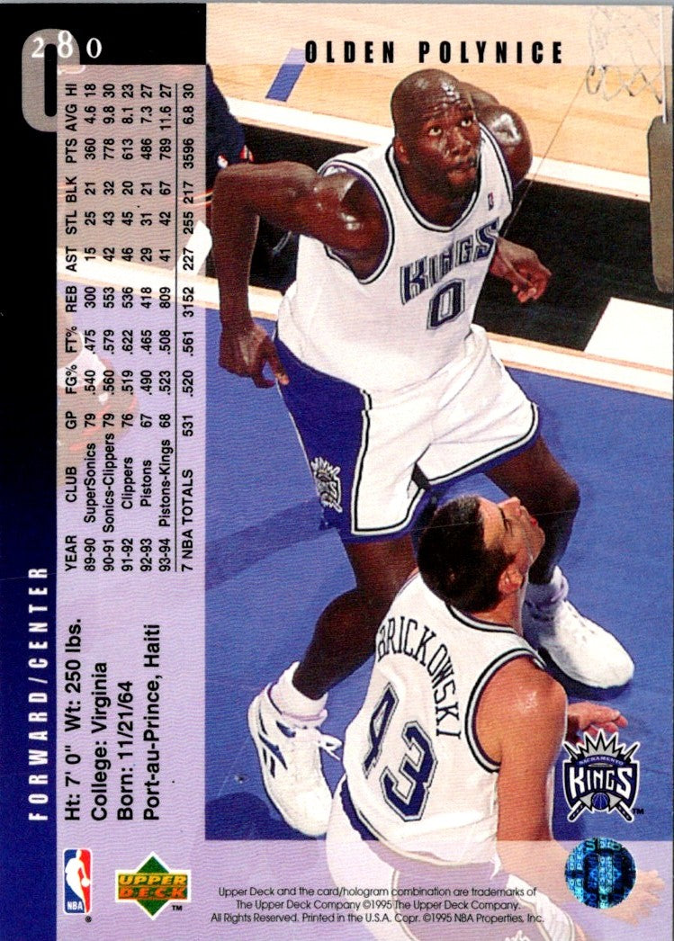 1994 Upper Deck Olden Polynice