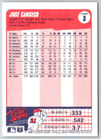 1990 Fleer Jose Canseco #3