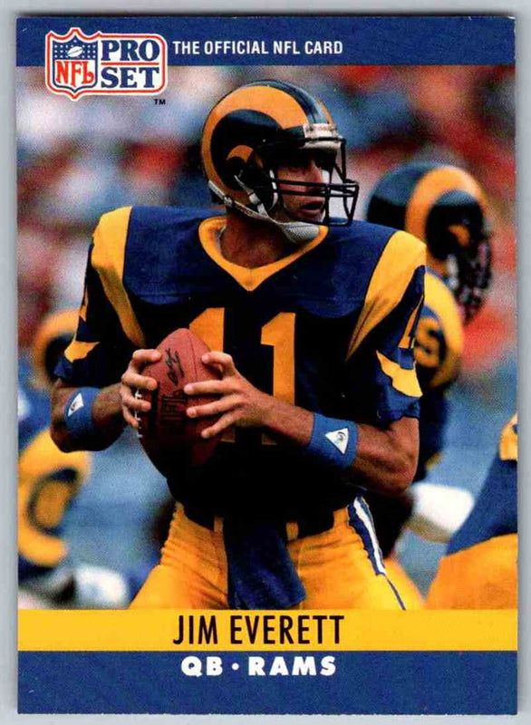 1990 Pro Set Jim Everett #165