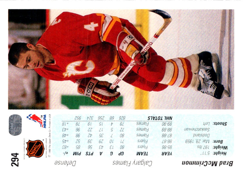 1990 Upper Deck Brad McCrimmon