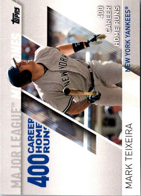 2017 Topps Major League Milestones Mark Teixeira #MLM-18