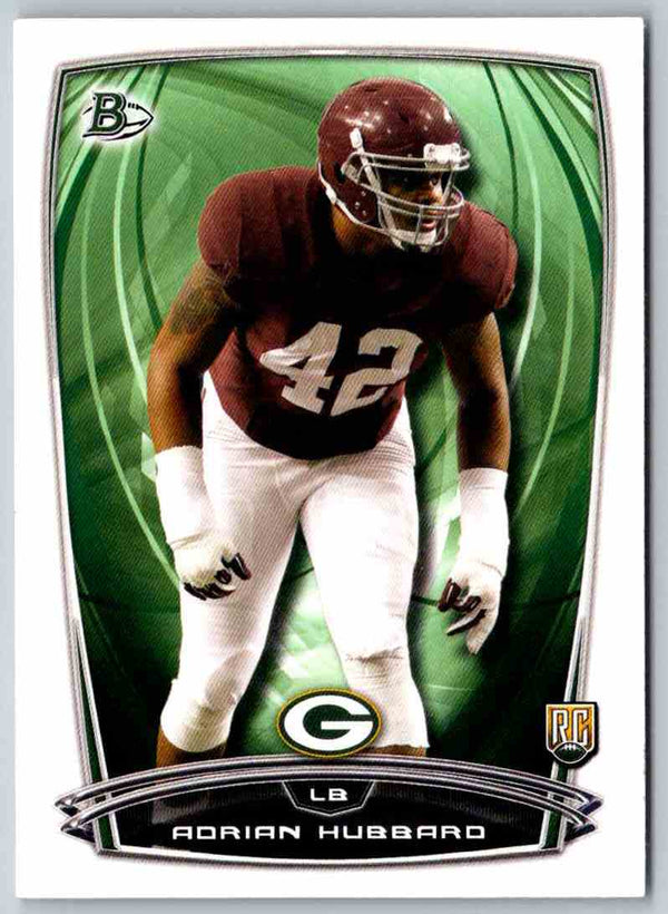 2014 Bowman Football Adrian Hubbard #61