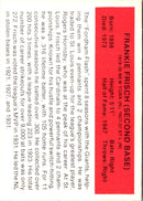 1987 Hygrade All-Time Greats Frankie Frisch