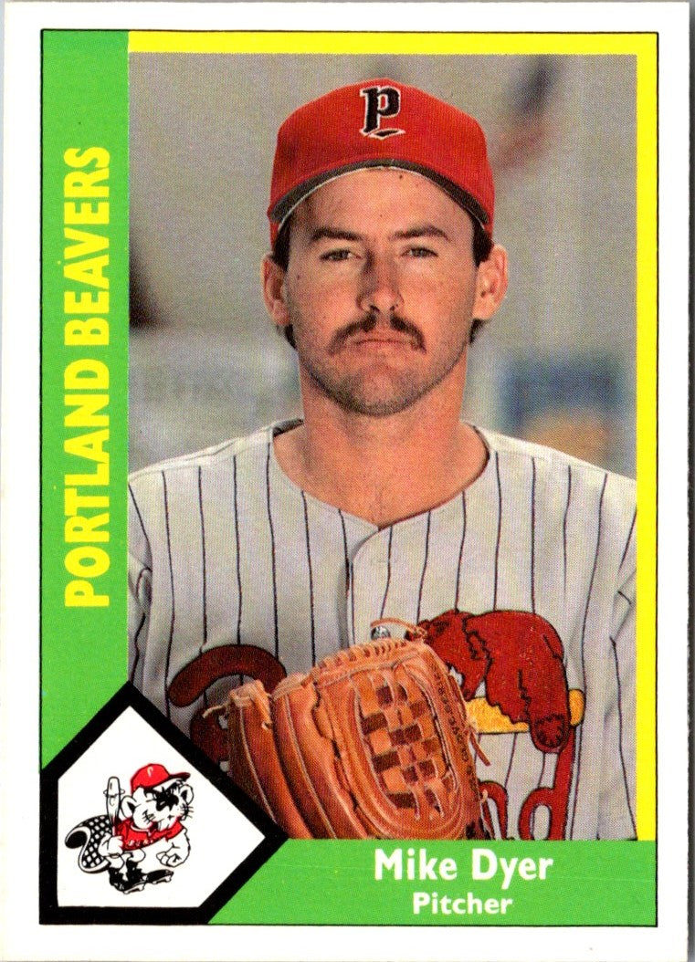 1990 CMC Portland Beavers Mike Dyer