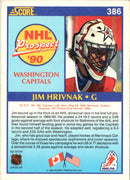 1990 Score Jim Hrivnak