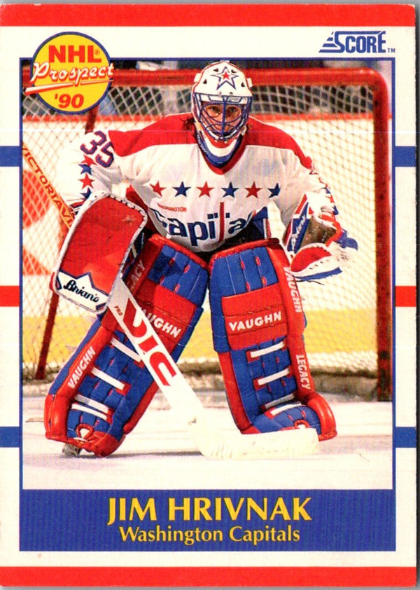 1990 Score Jim Hrivnak #386 Rookie