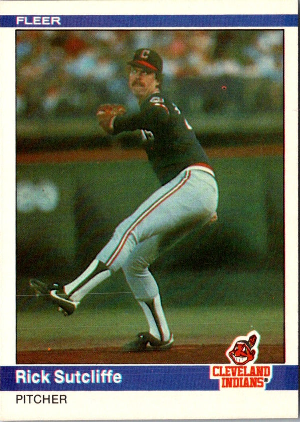 1984 Fleer Rick Sutcliffe #551