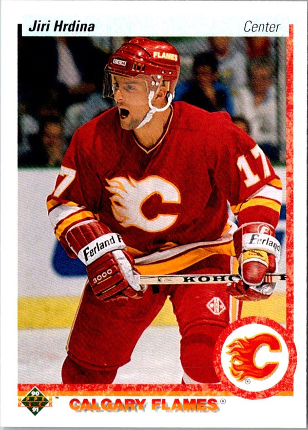 1990 Upper Deck Jiri Hrdina #292 Rookie