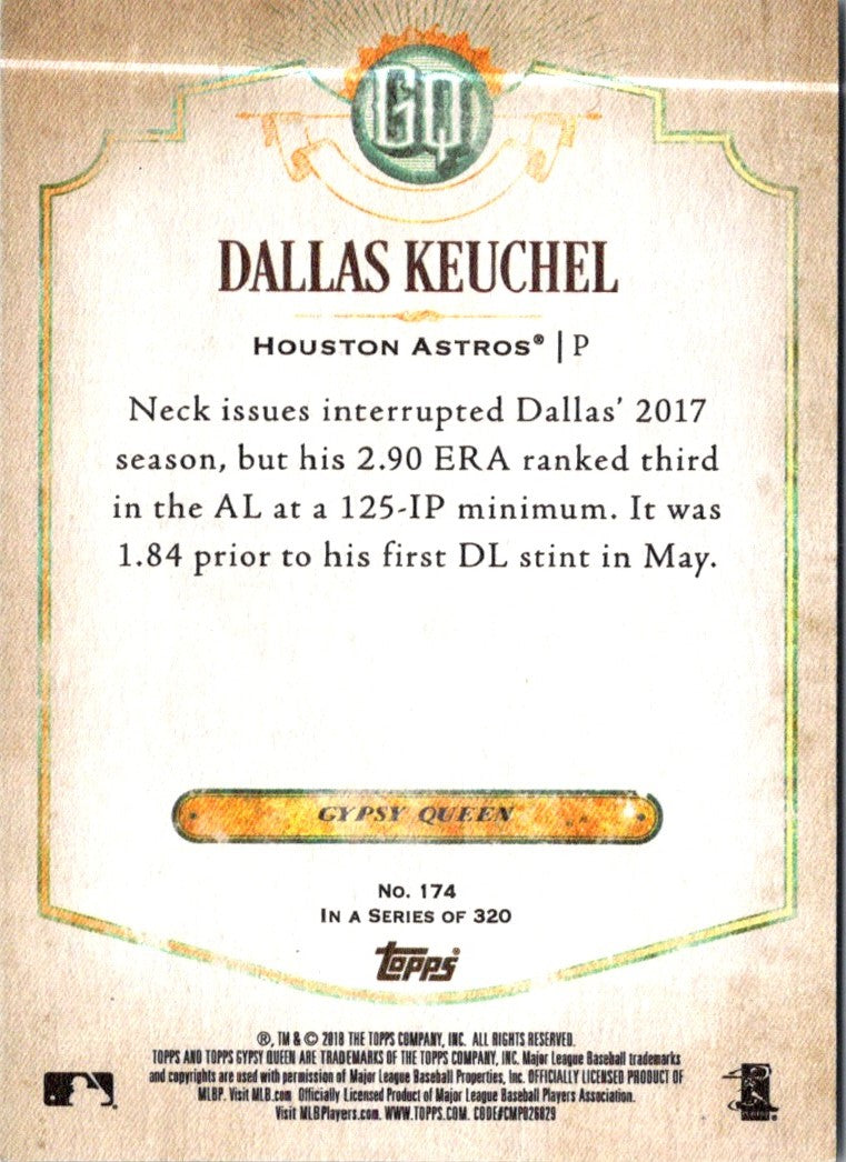 2018 Topps Gypsy Queen Dallas Keuchel