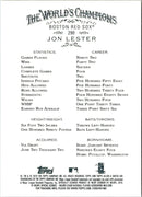 2010 Topps Allen & Ginter Jon Lester