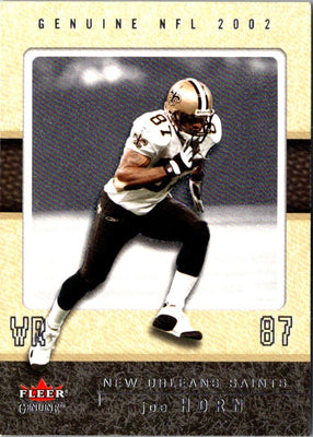 2002 Fleer Genuine Joe Horn #79