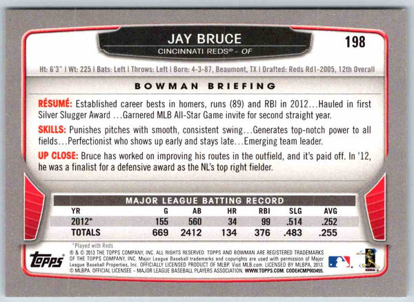 2013 Bowman Jay Bruce #198