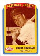 1990 Swell Baseball Greats Bobby Thomson