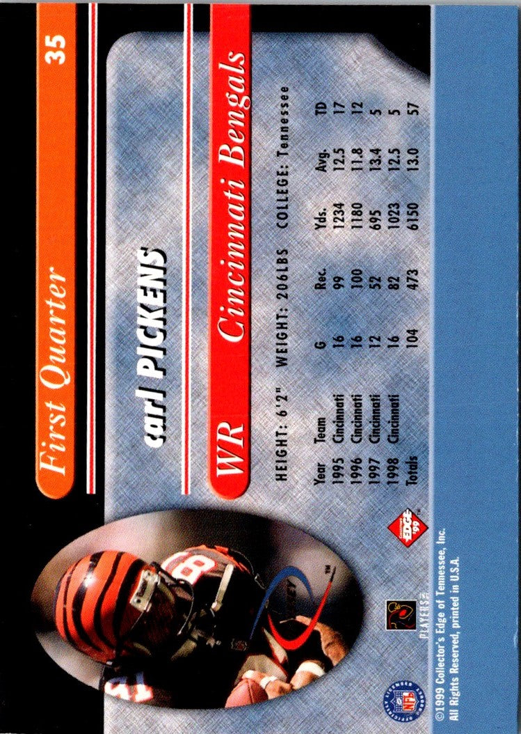 1999 Collector's Edge Odyssey Carl Pickens