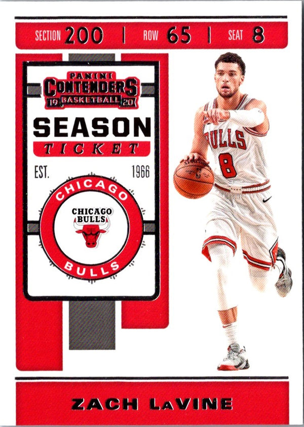 2019 Panini Contenders Zach LaVine #100