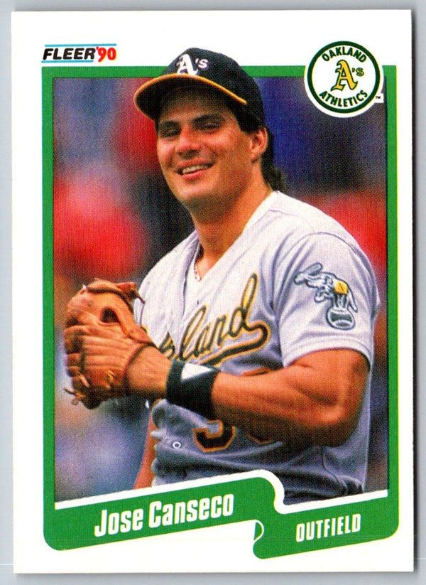 1990 Fleer Jose Canseco #3