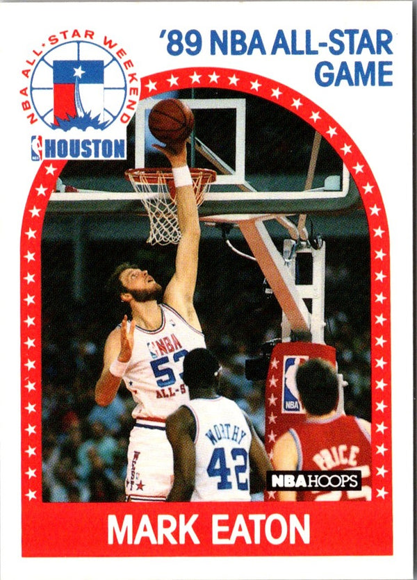 1989 Hoops All-Star Panels Perforated Mark Eaton #174