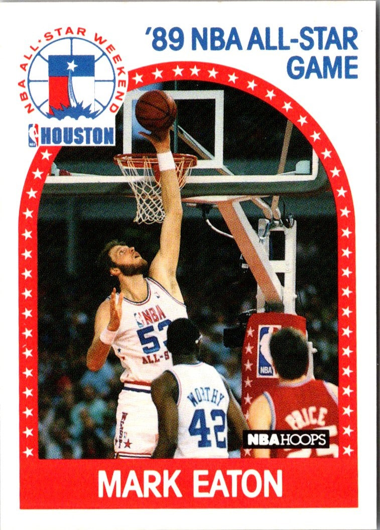 1989 Hoops All-Star Panels Perforated Mark Eaton