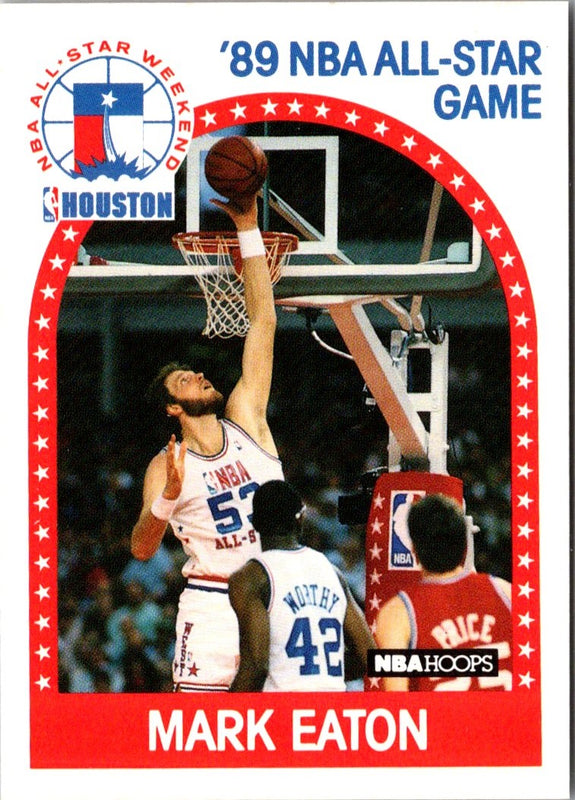 1989 Hoops All-Star Panels Perforated Mark Eaton #174