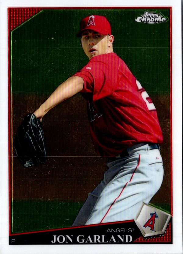 2009 Topps Chrome Jon Garland #57