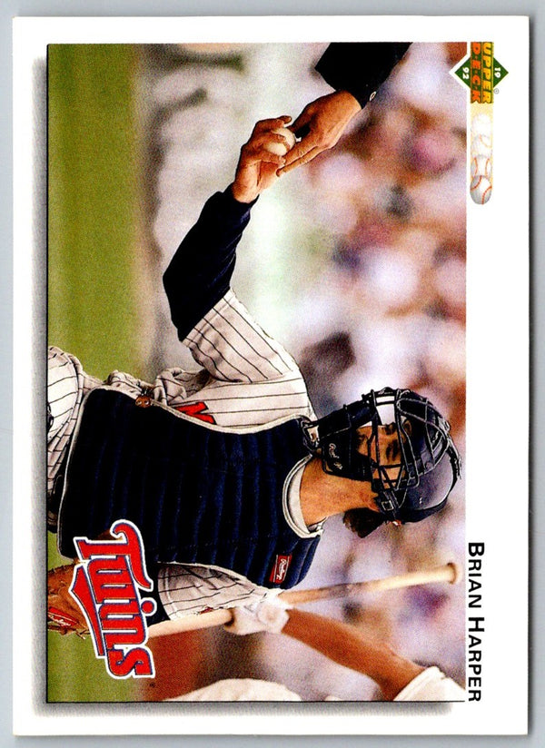 1992 Upper Deck Brian Harper #527