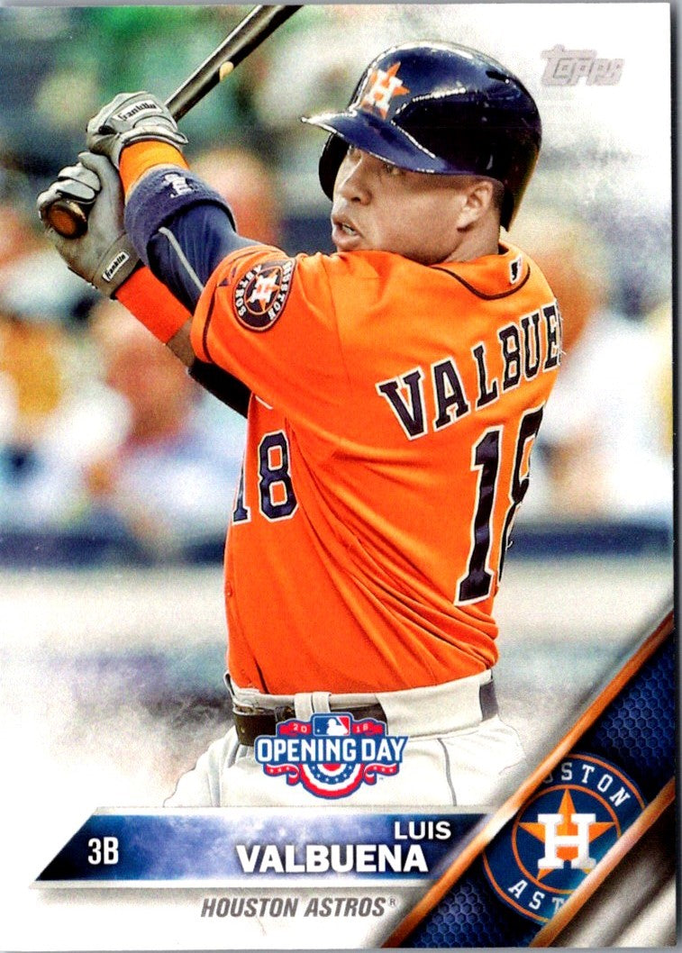 2016 Topps Opening Day Luis Valbuena