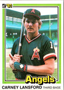 1981 Donruss Carney Lansford