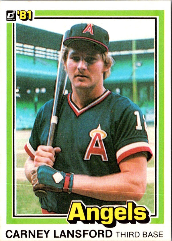 1981 Donruss Carney Lansford #409