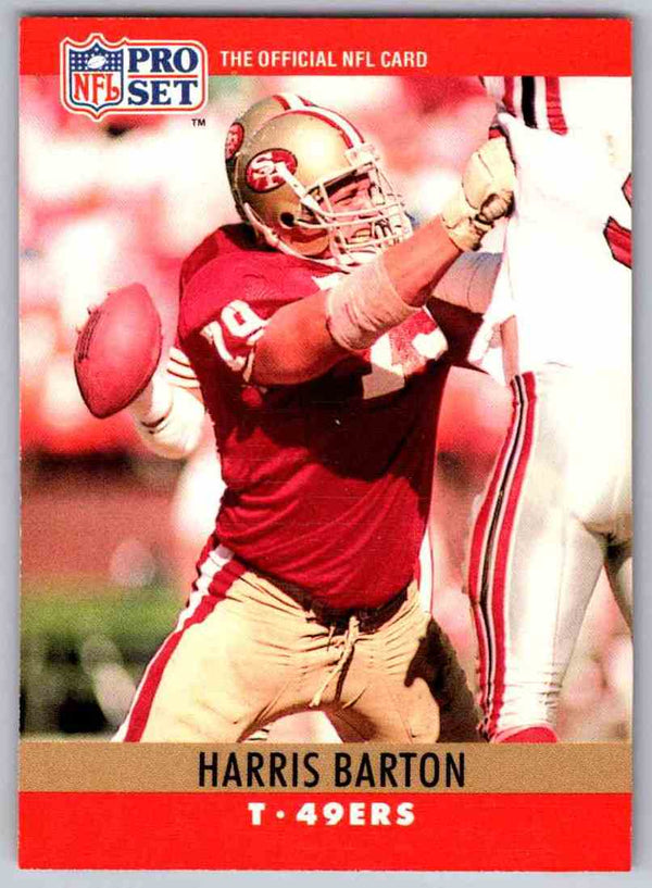 1990 Pro Set Harris Barton #284