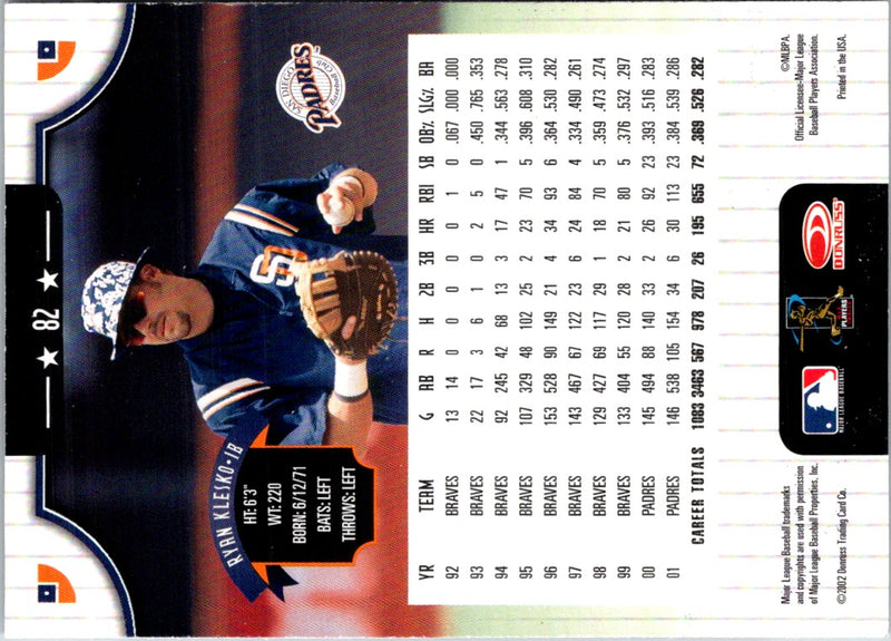 2002 Donruss Ryan Klesko