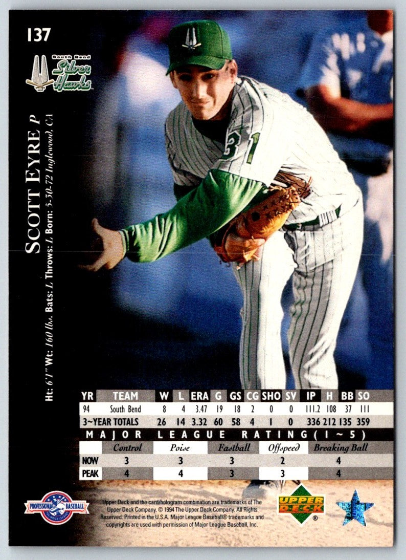 1995 Upper Deck Minors Scott Eyre