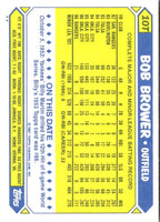 1987 Topps Traded Bob Brower #10T