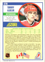 1990 Score Tommy Albelin #378