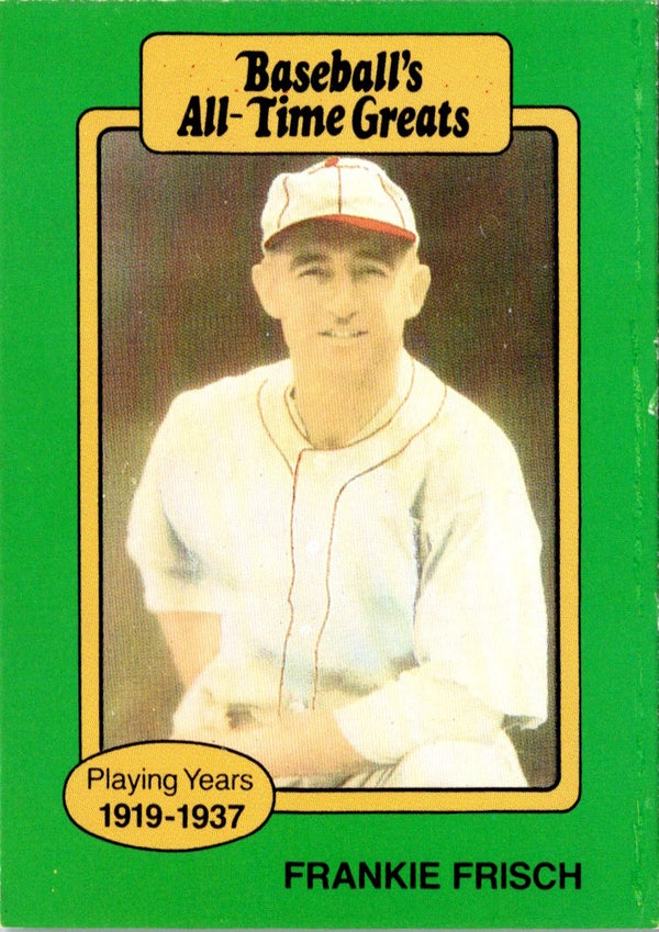 1987 Hygrade All-Time Greats Frankie Frisch #NNO