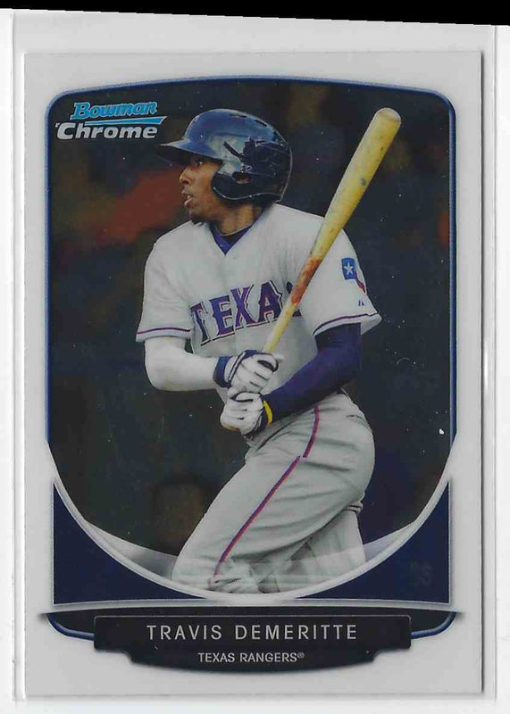 2013 Bowman Chrome Travis Demeritte #BDPP28