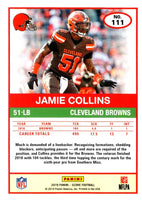 2019 Score Jamie Collins #111