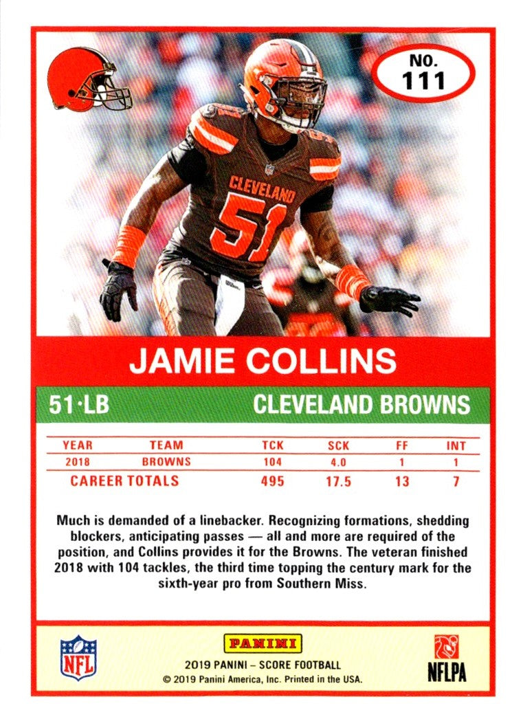 2019 Score Jamie Collins